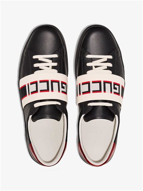 gucci band black sneakers|black Gucci sneakers outfit.